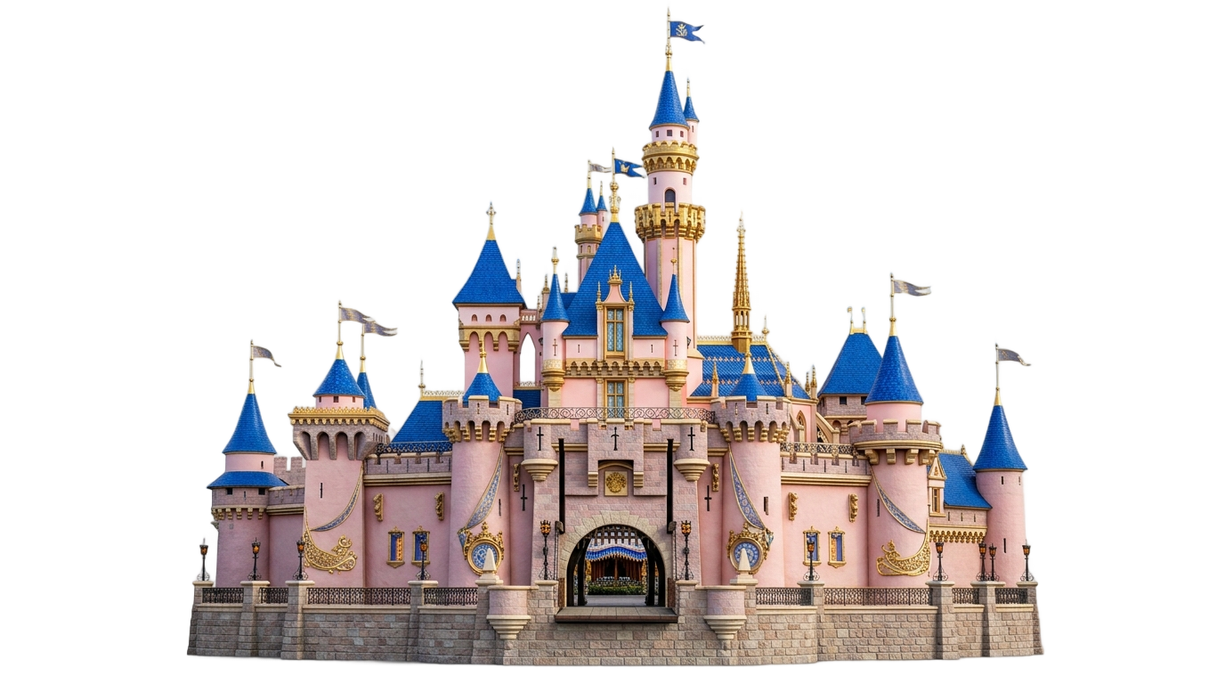 disneyland paris castle png PNG transparent background