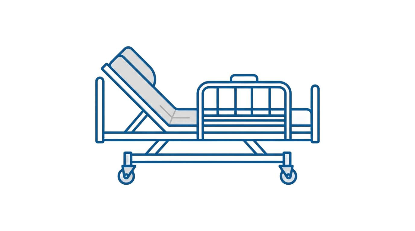 hospital bed icon png PNG transparent background