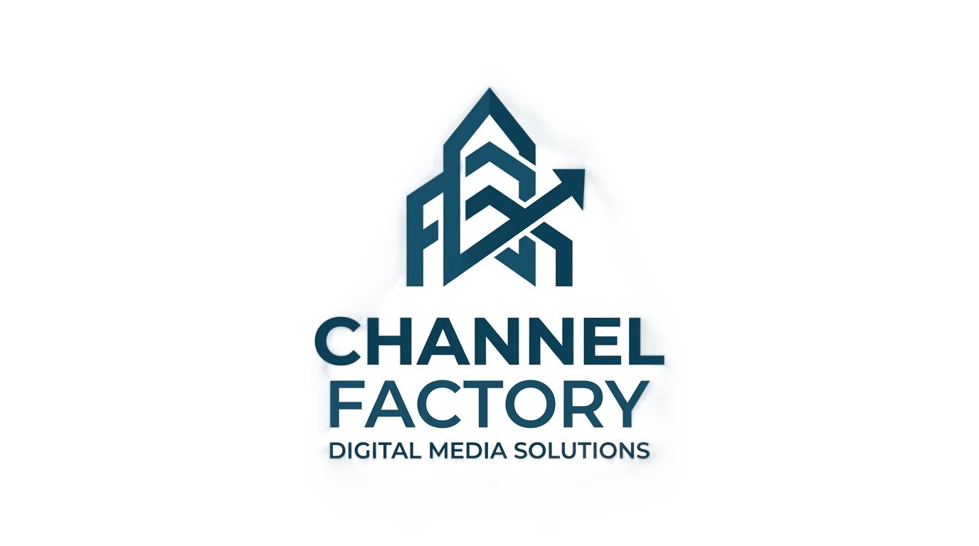 channel factory logo png PNG transparent background