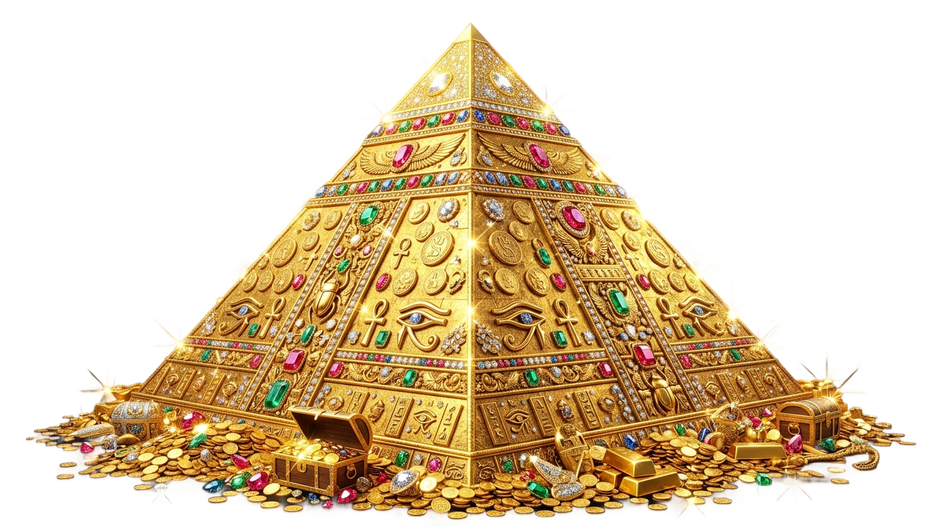 pyramid bonanza png PNG transparent background