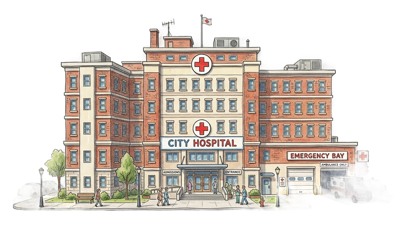 hospital dibujo png PNG transparent background
