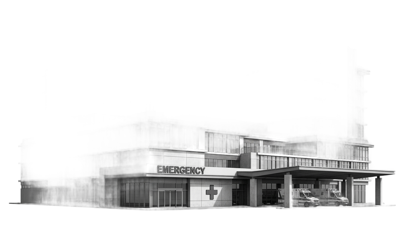 hospital png black and white PNG transparent background