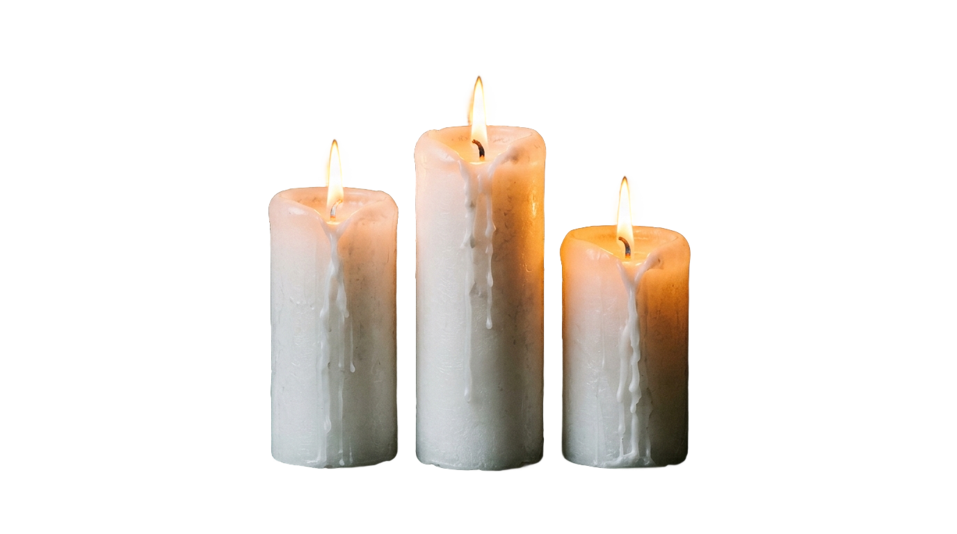 church candles png PNG transparent background