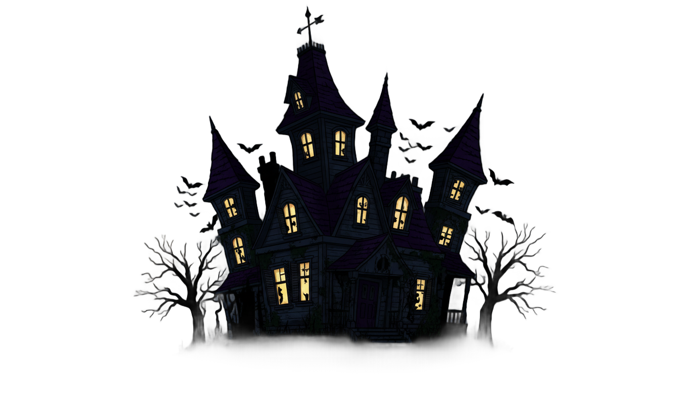 haunted house clipart png PNG transparent background
