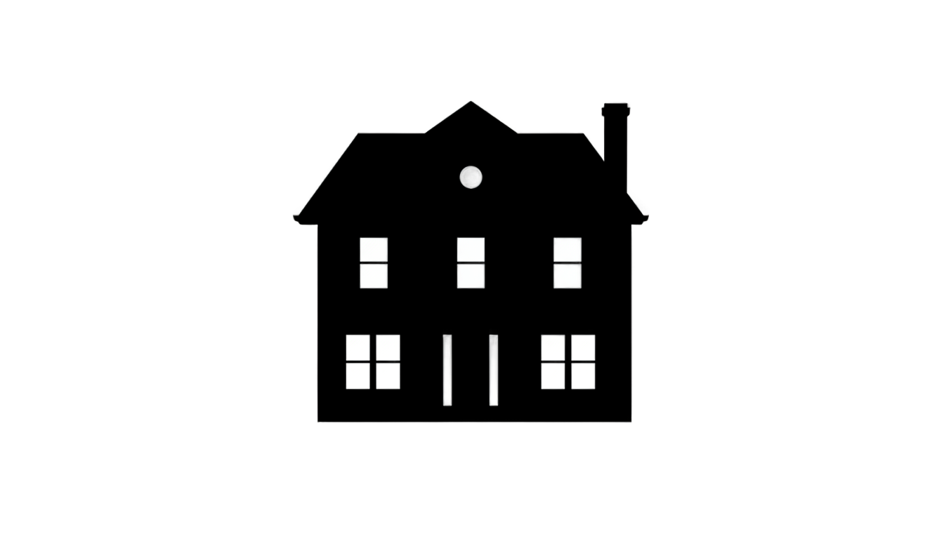 black house png PNG transparent background