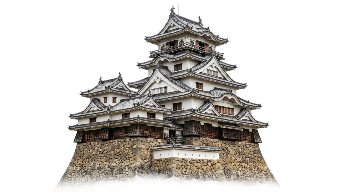 japanese castle png PNG transparent background