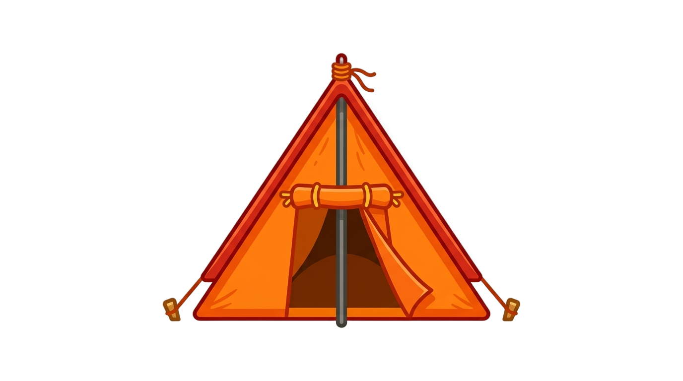 tent emoji png PNG transparent background
