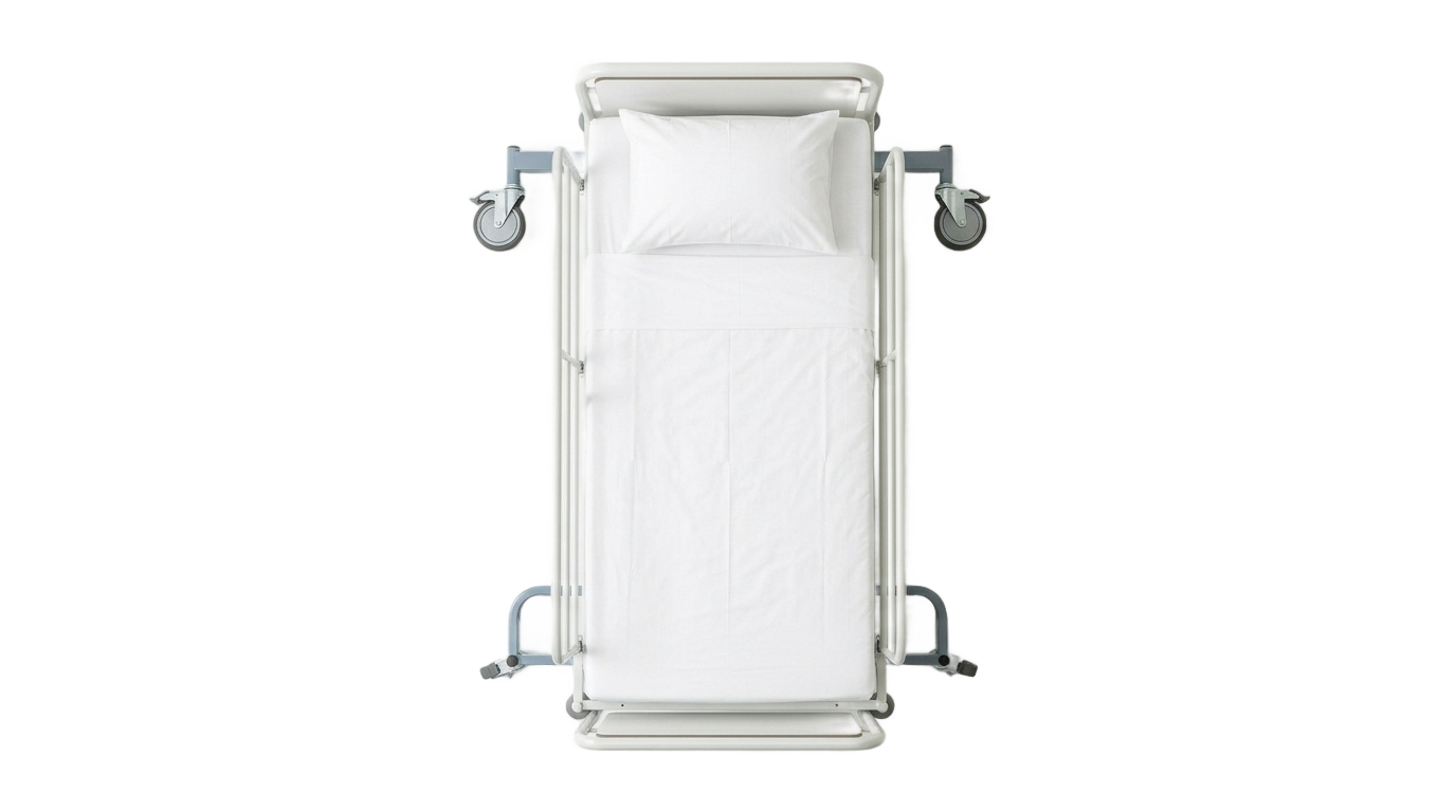 hospital bed top view png PNG transparent background