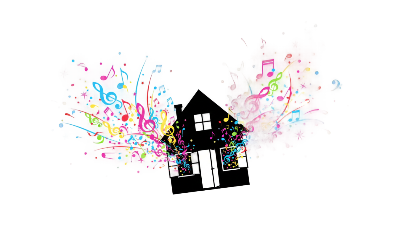 house party logo png PNG transparent background