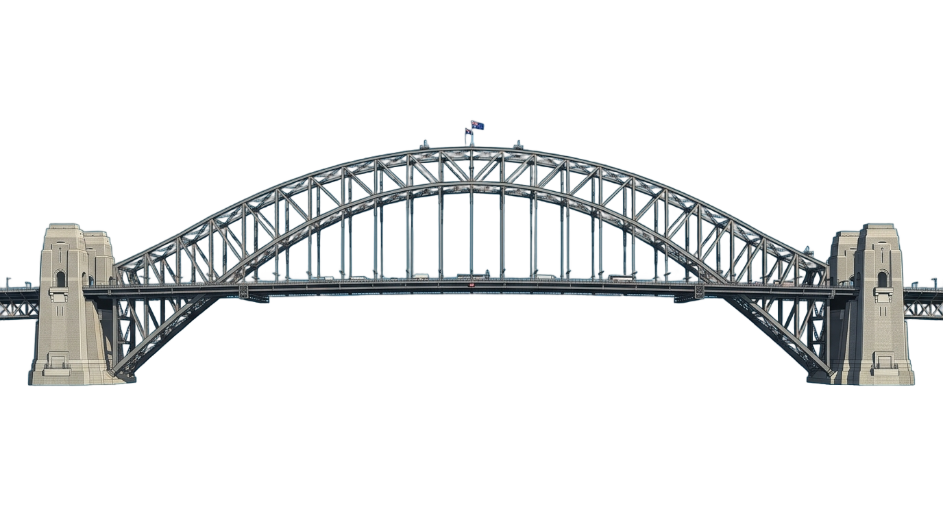 sydney harbour bridge png PNG transparent background