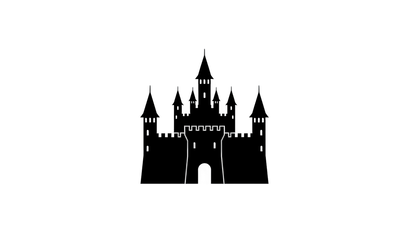 castle silhouette png PNG transparent background