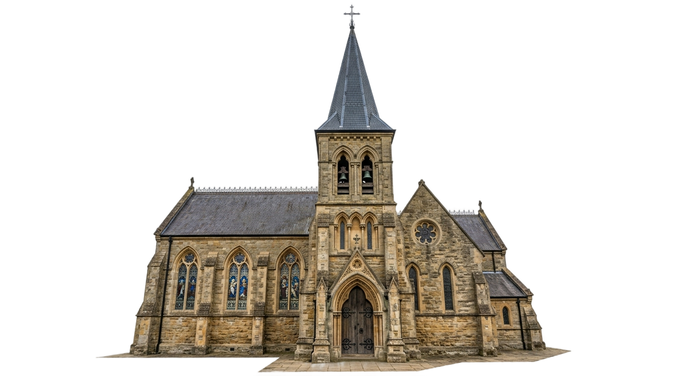 real church png PNG transparent background