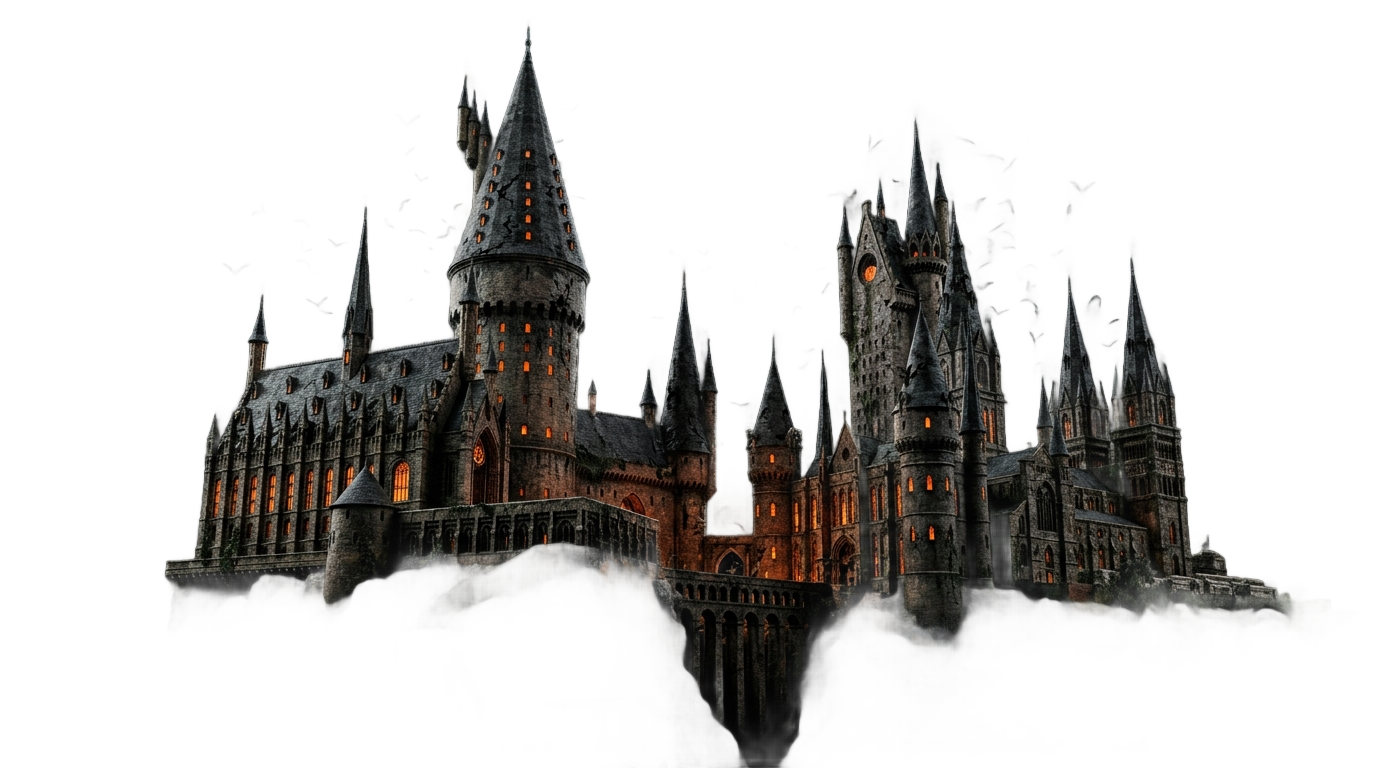 halloween castle png PNG transparent background