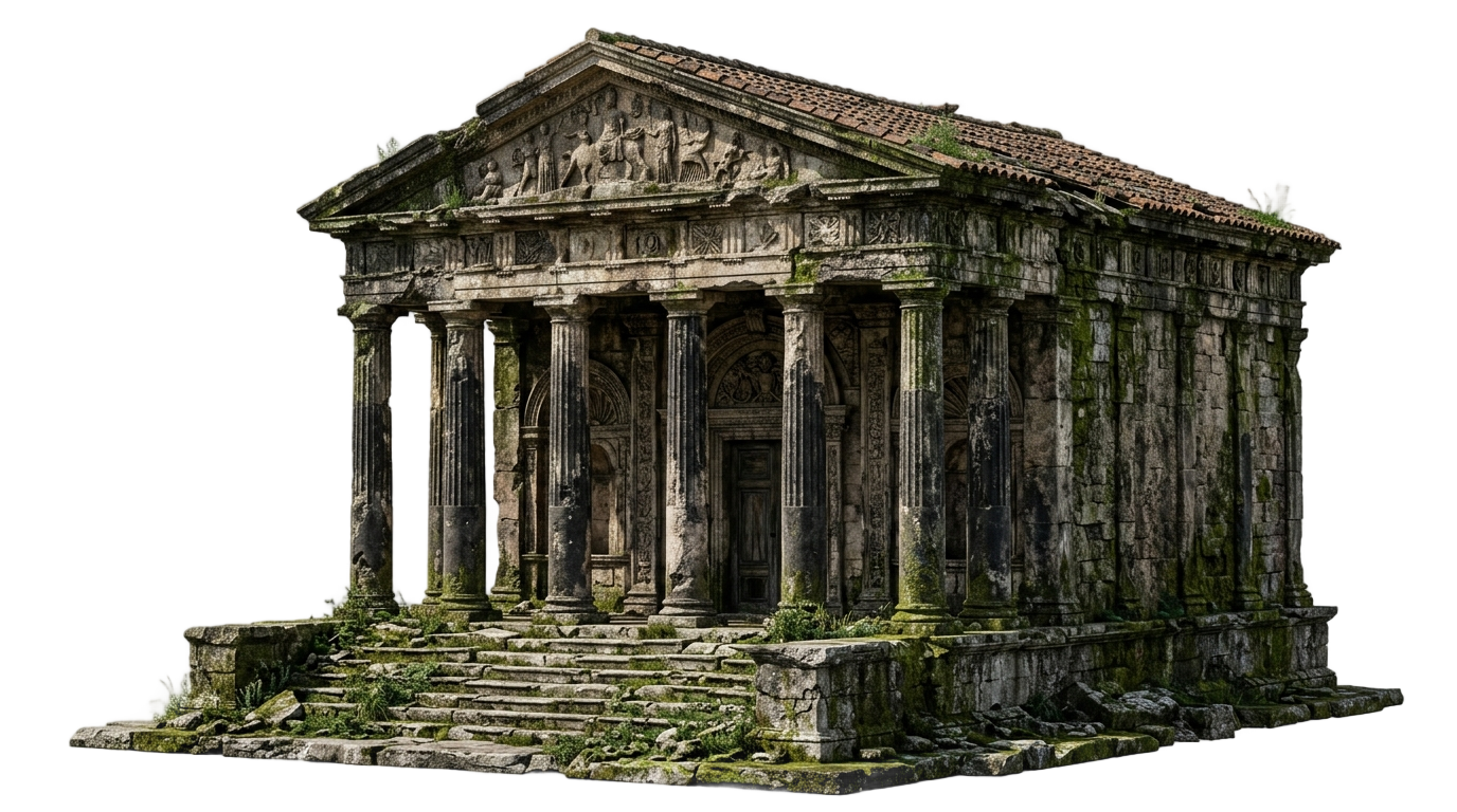 old temple png PNG transparent background