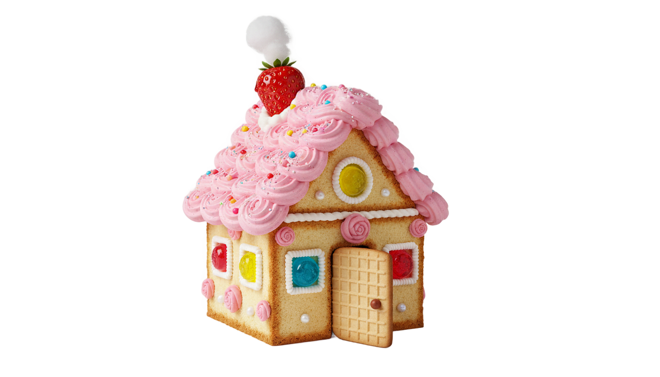 strawberry shortcake house png PNG transparent background