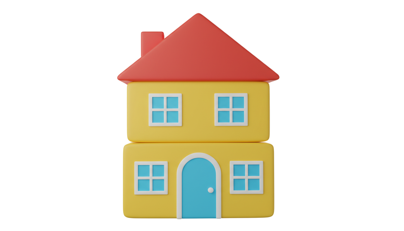 cartoon house png PNG transparent background