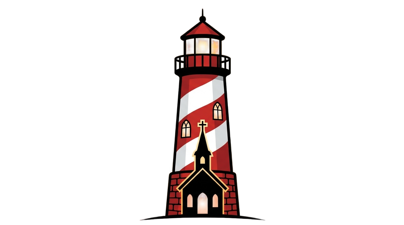 lighthouse chapel logo png PNG transparent background