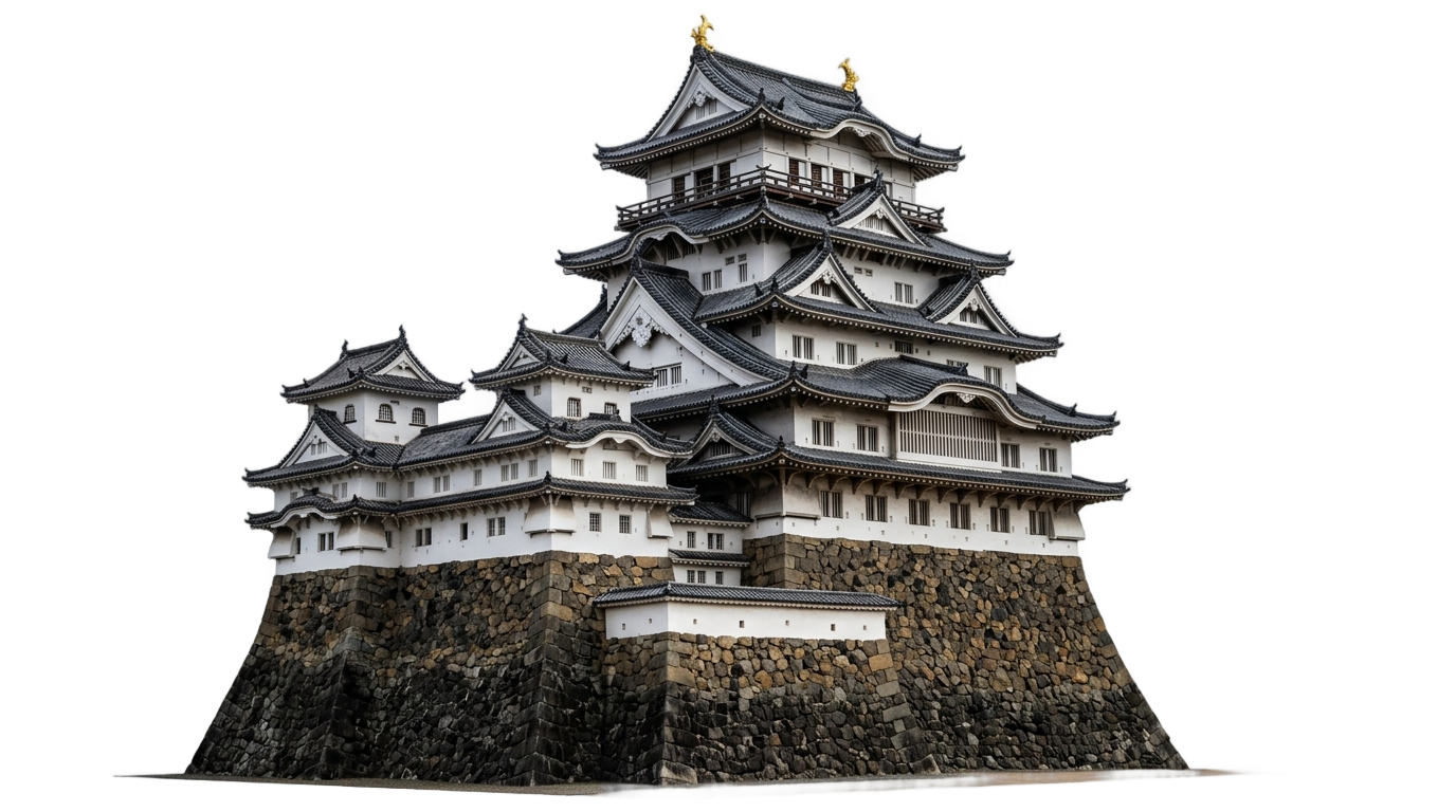 japan castle png PNG transparent background