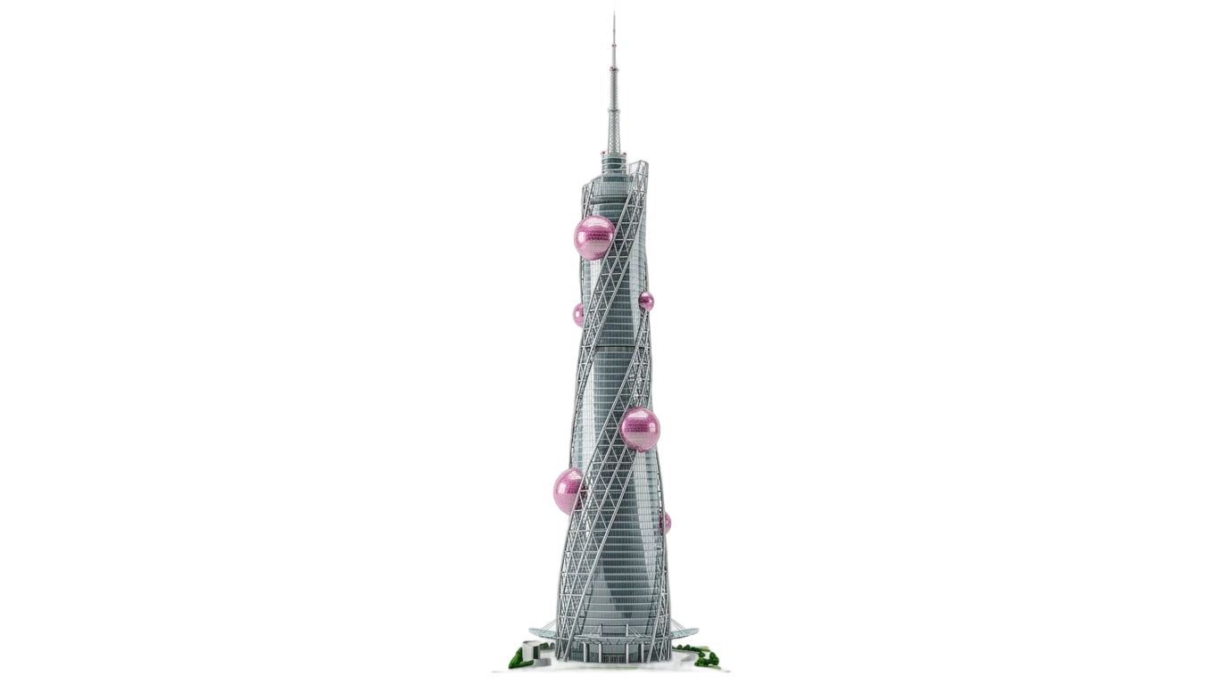 oriental pearl tower png PNG transparent background