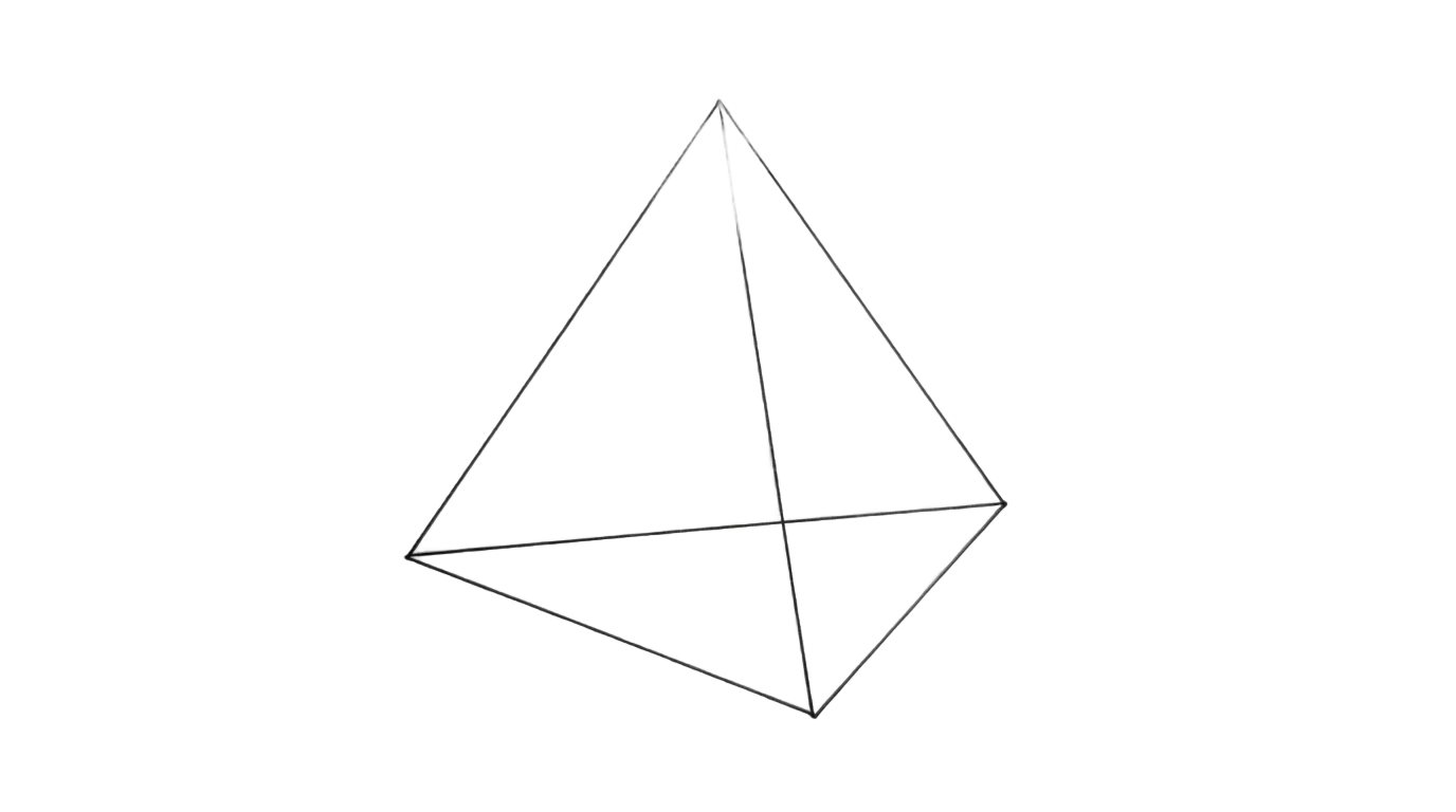 pyramid outline png PNG transparent background