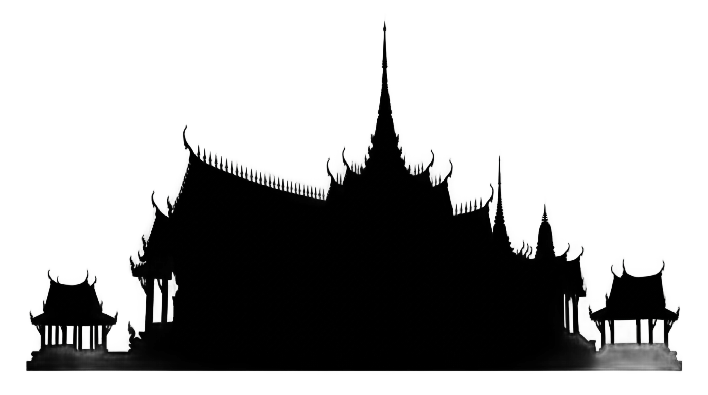 temple silhouette png PNG transparent background