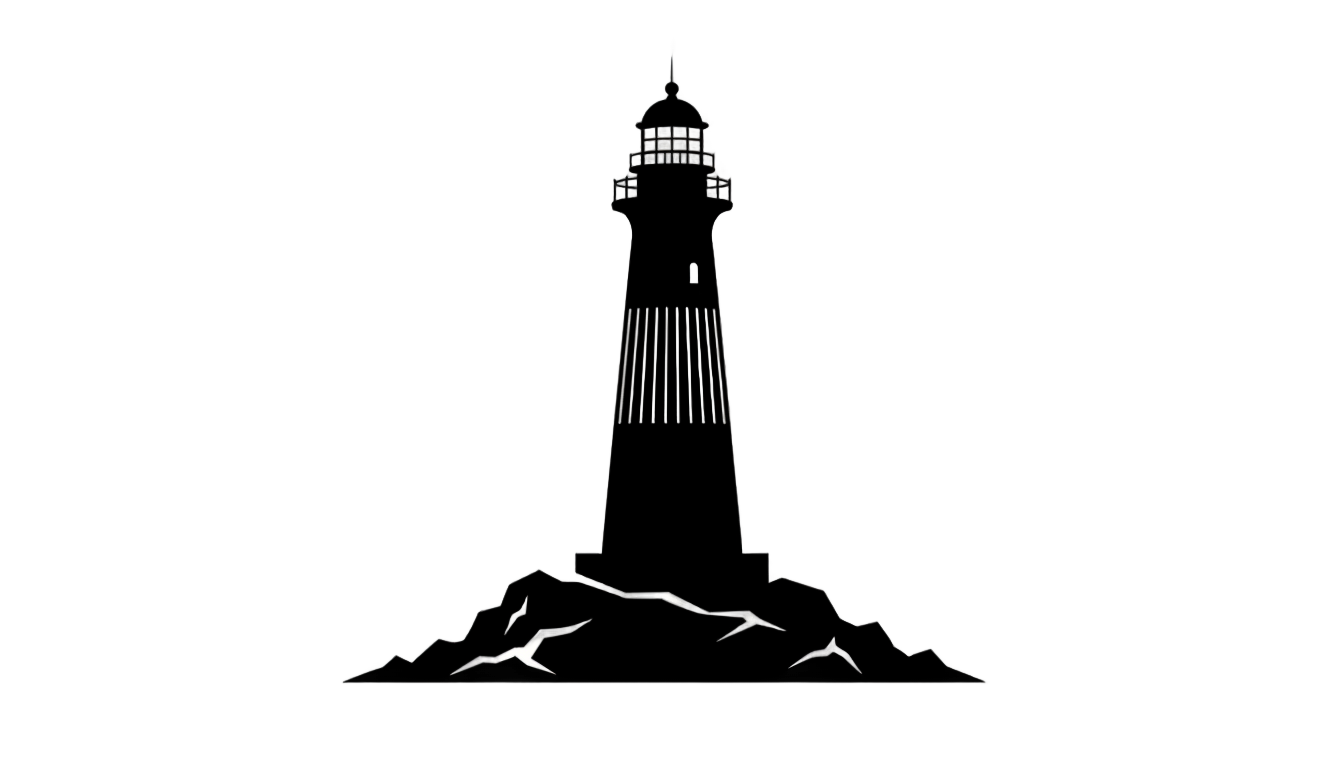 lighthouse silhouette png PNG transparent background