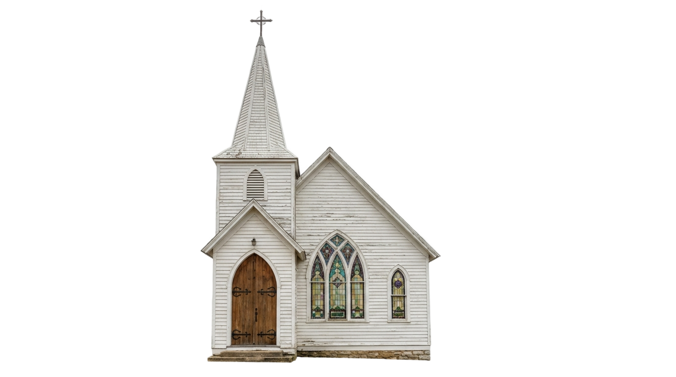 first church in png PNG transparent background