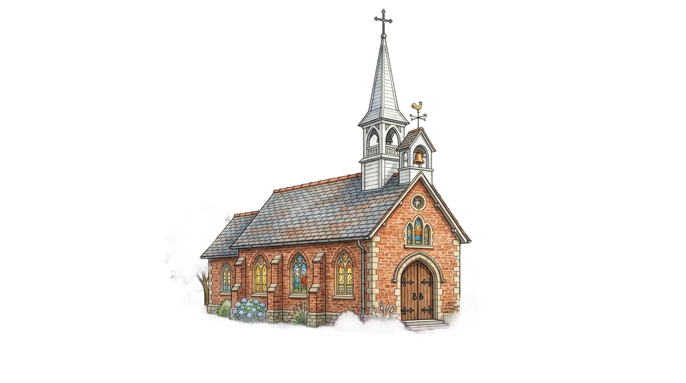 church illustration png PNG transparent background
