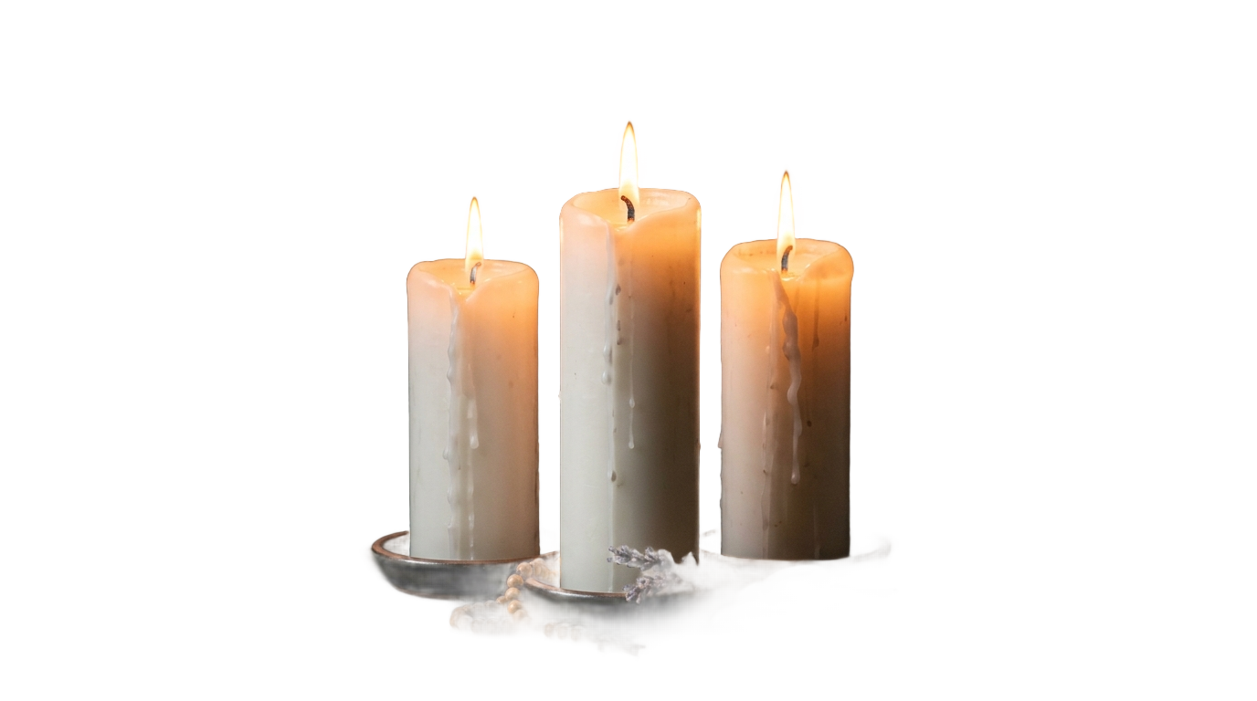 church candles png PNG transparent background