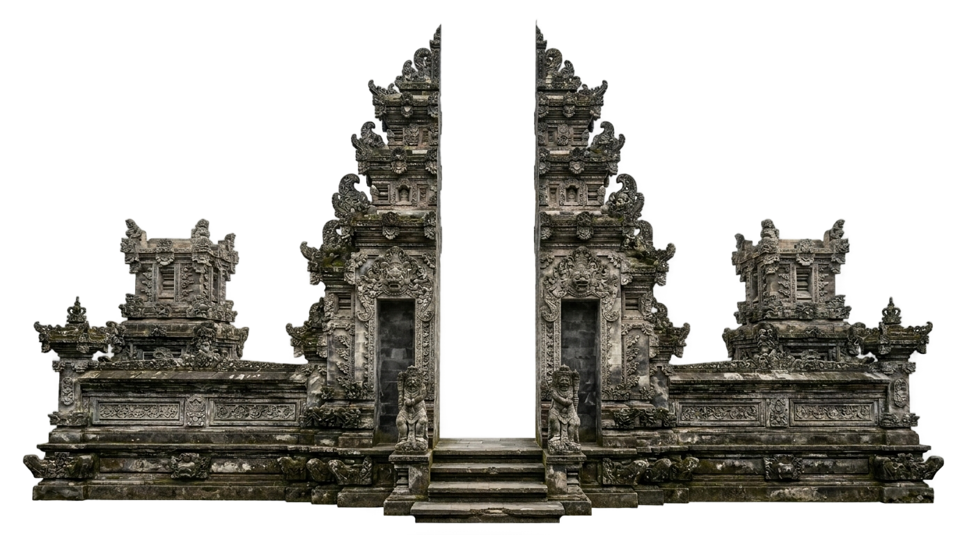 bali temple png PNG transparent background