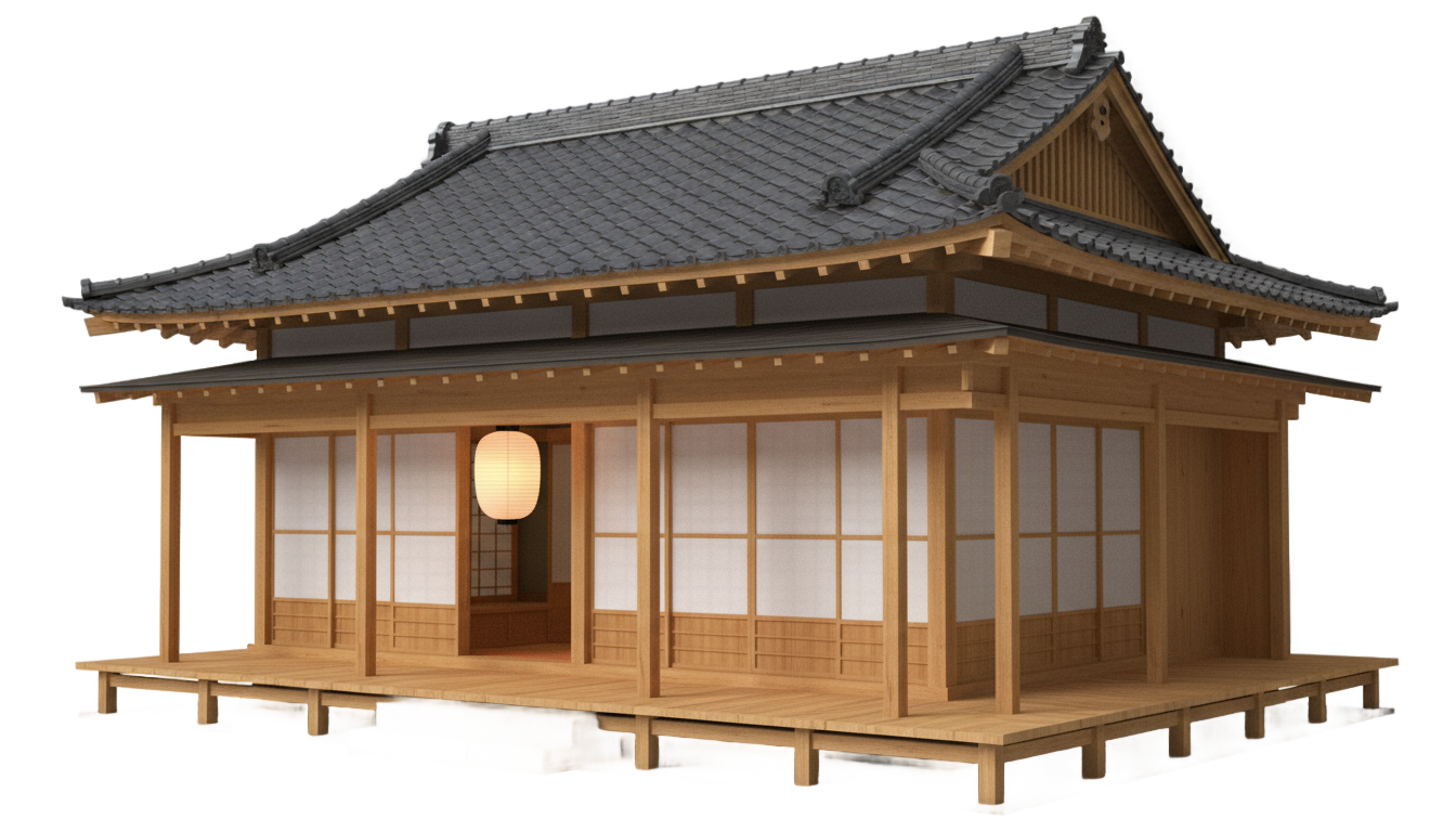 japanese house png PNG transparent background