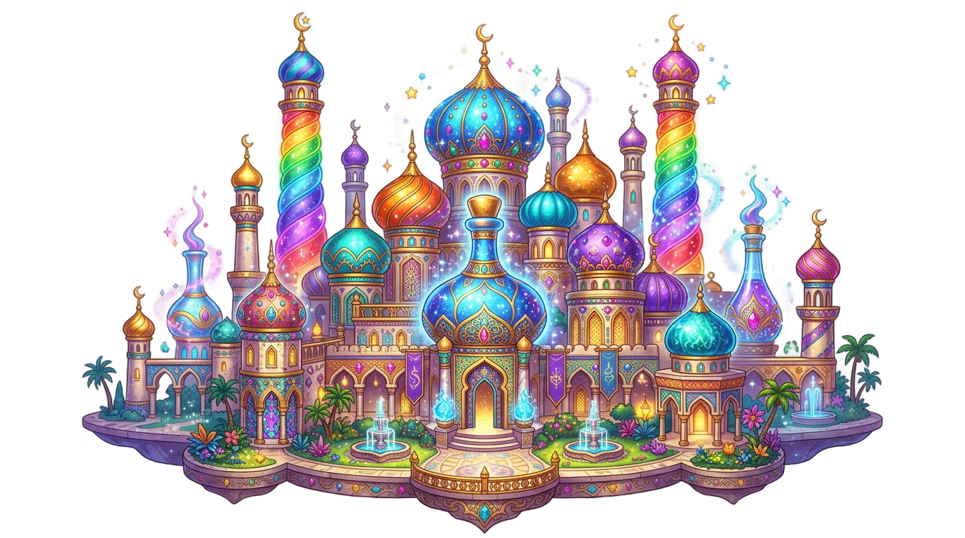 shimmer and shine castle png PNG transparent background