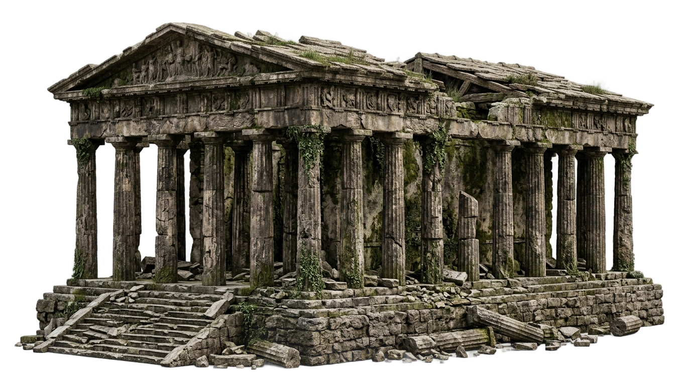 old temple png PNG transparent background