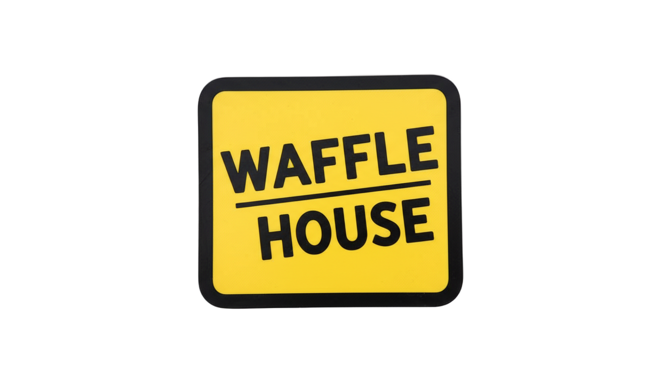 waffle house logo png PNG transparent background