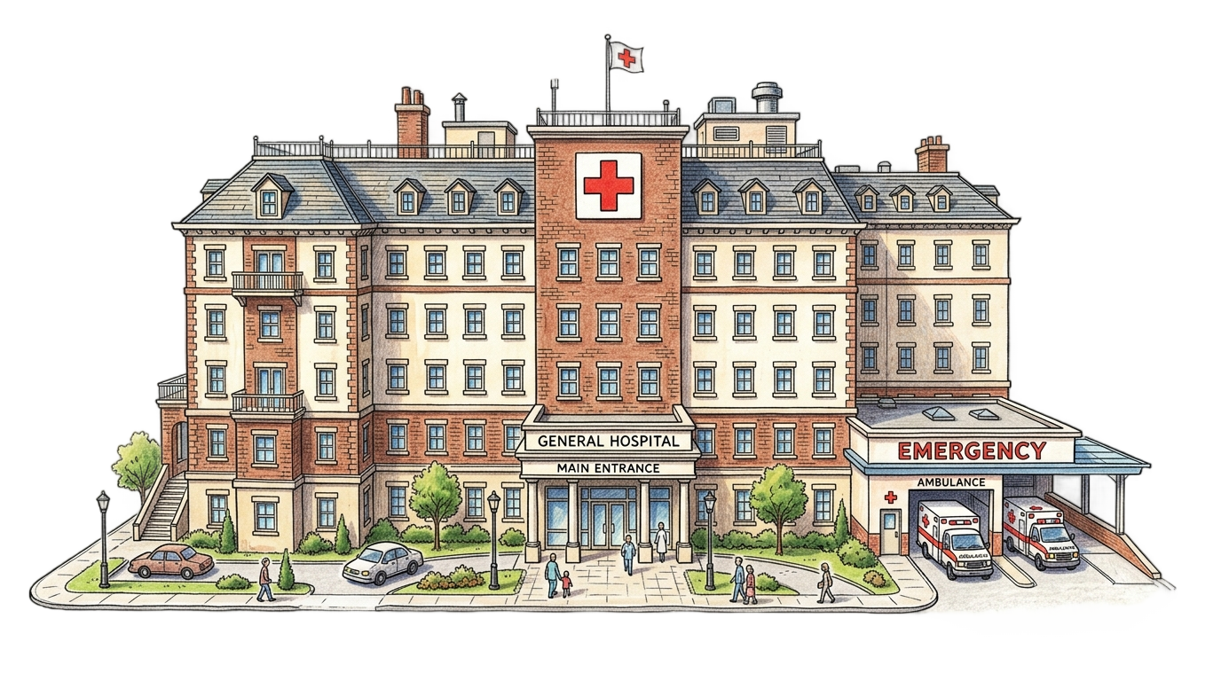 hospital dibujo png PNG transparent background