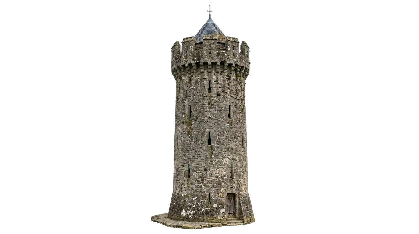 stone tower png PNG transparent background