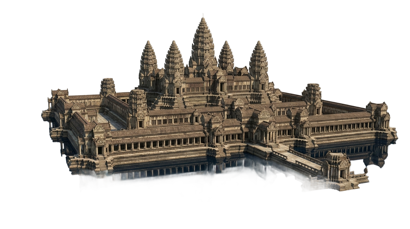 angkor wat temple png PNG transparent background