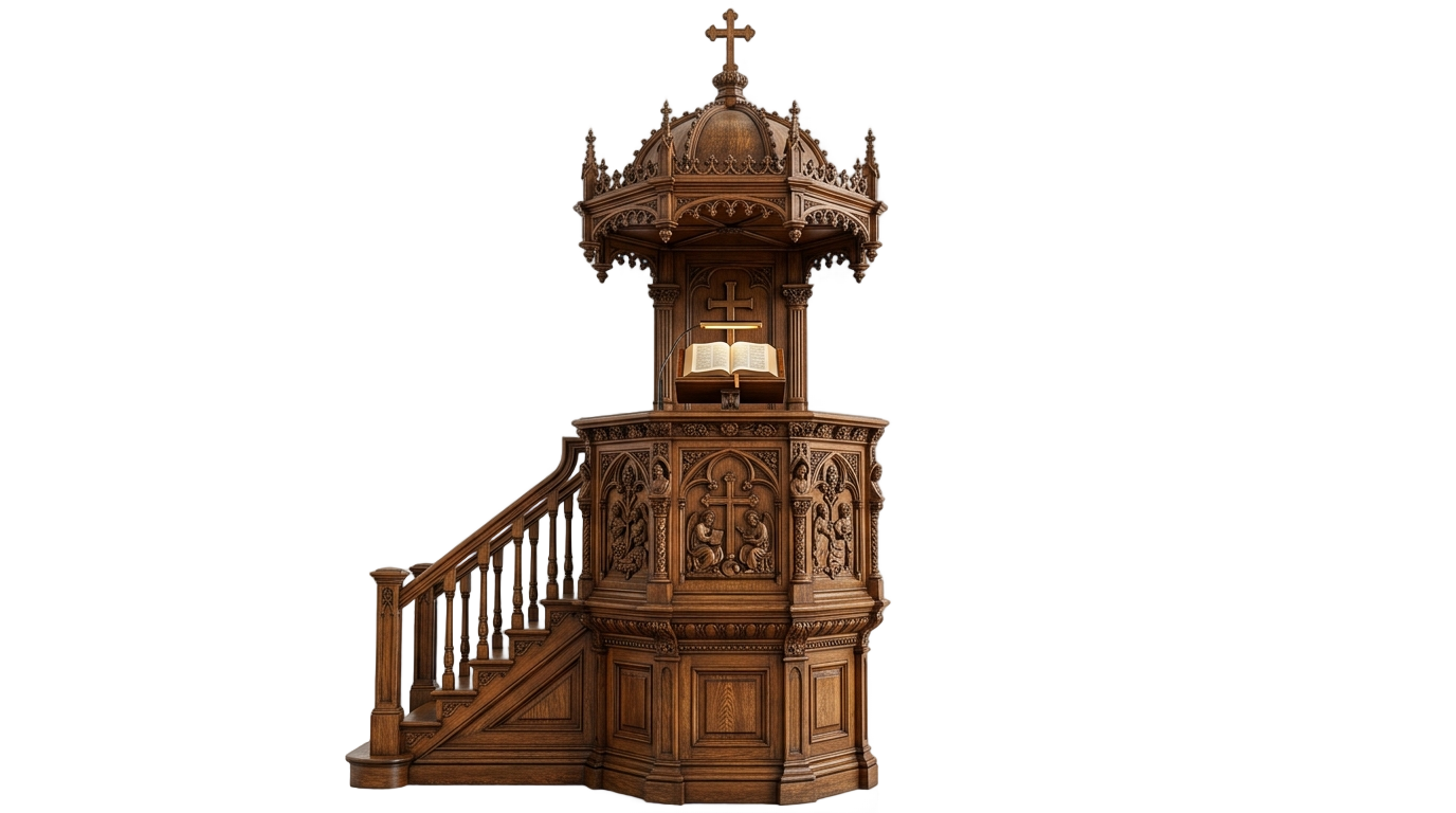 church pulpit png PNG transparent background