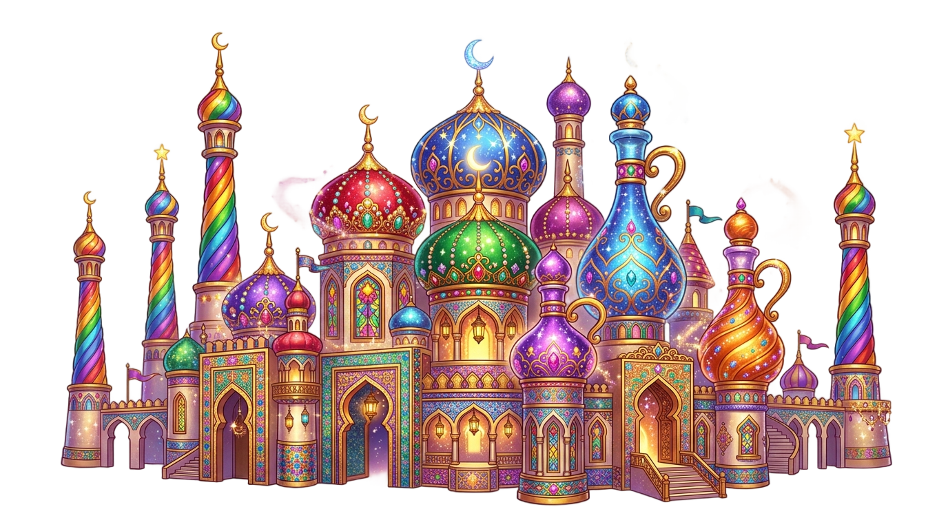 shimmer and shine castle png PNG transparent background
