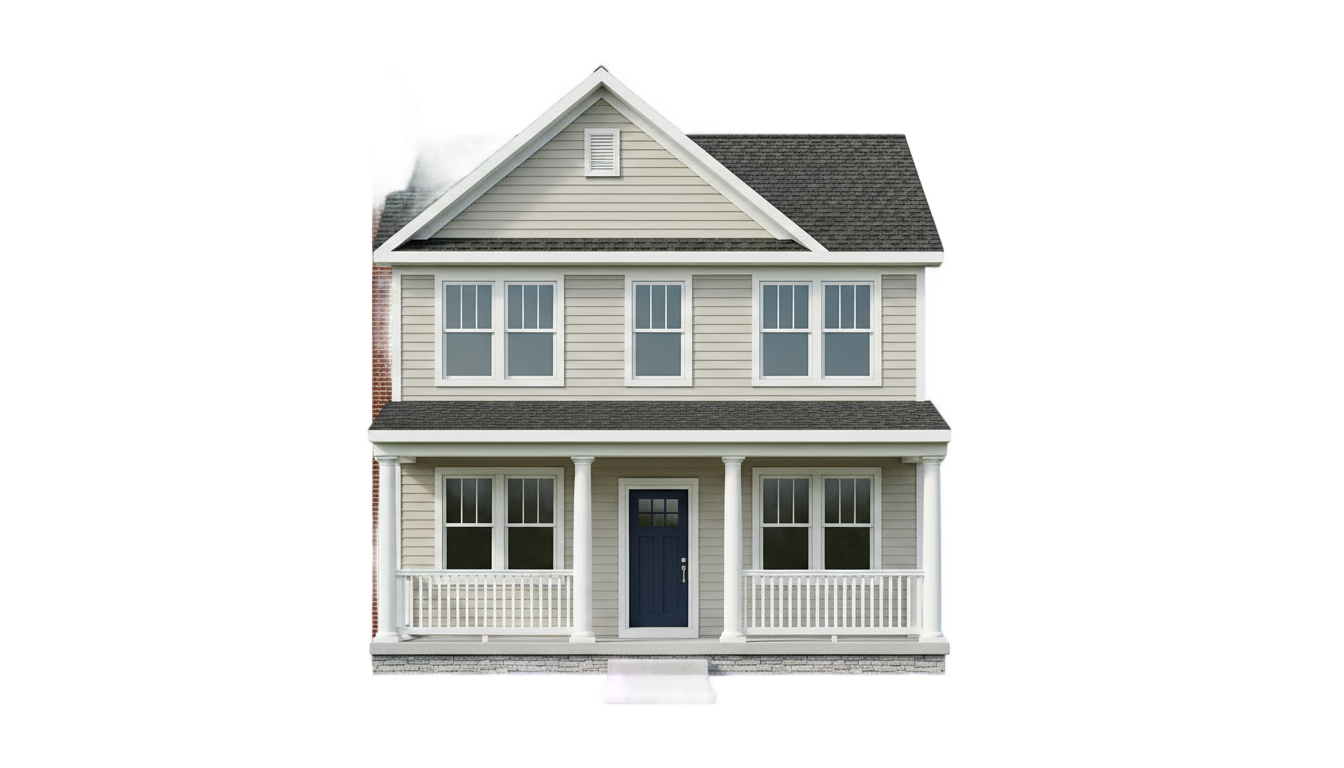 suburban house png PNG transparent background