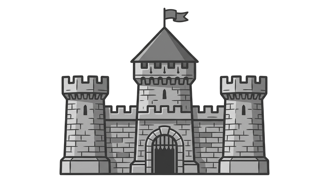 castle symbol png PNG transparent background