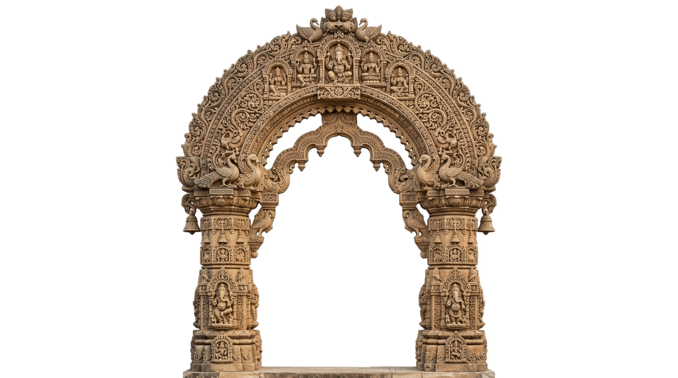 temple arch design png PNG transparent background
