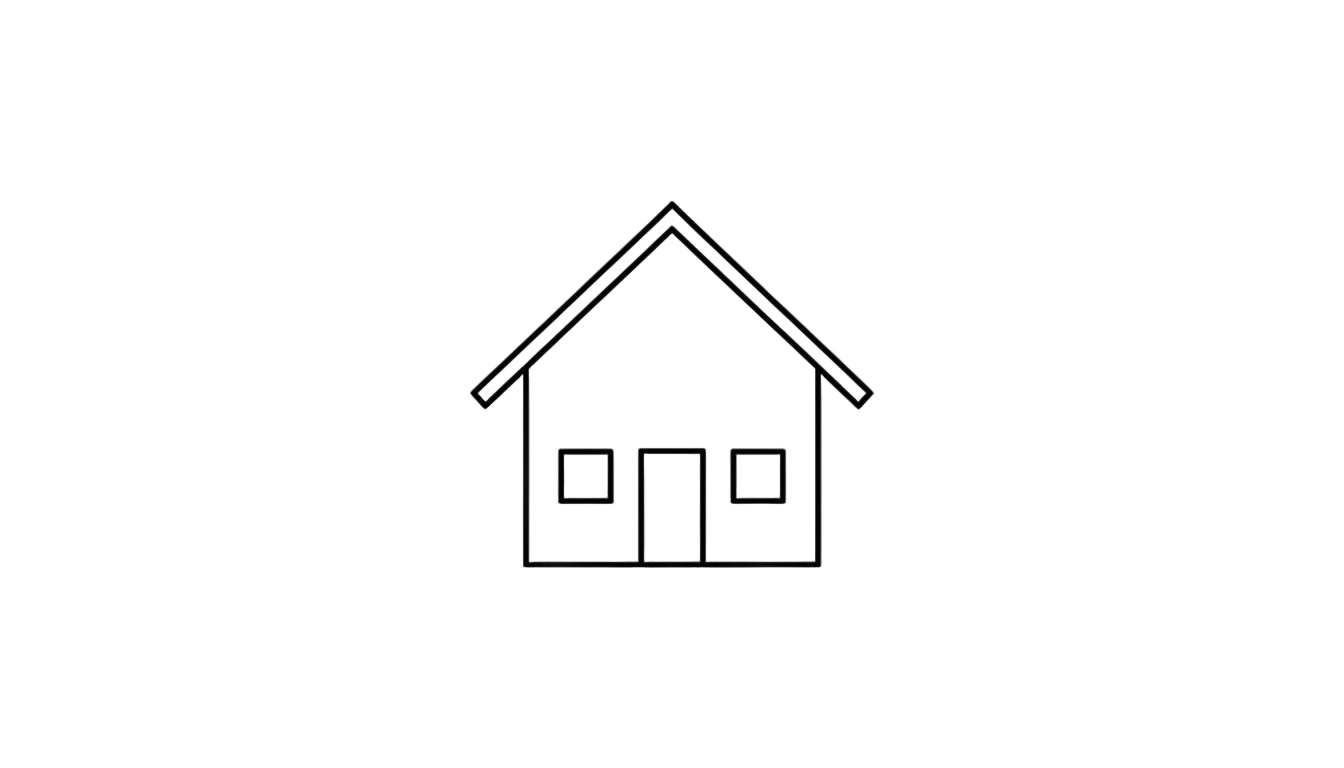 house outline png PNG transparent background