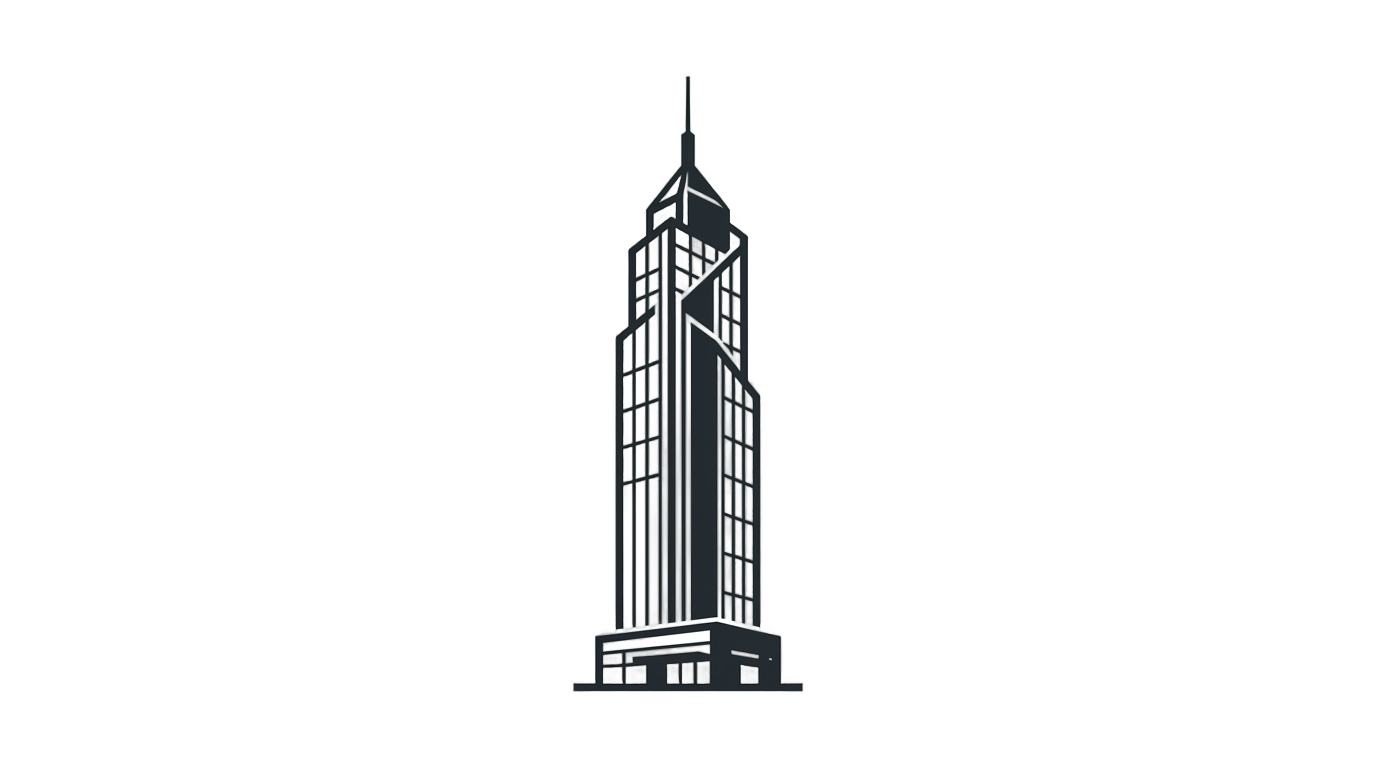 skyscraper logo png PNG transparent background