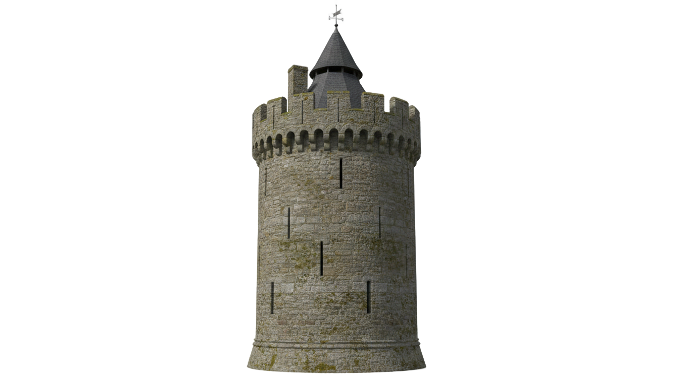 castle tower png PNG transparent background