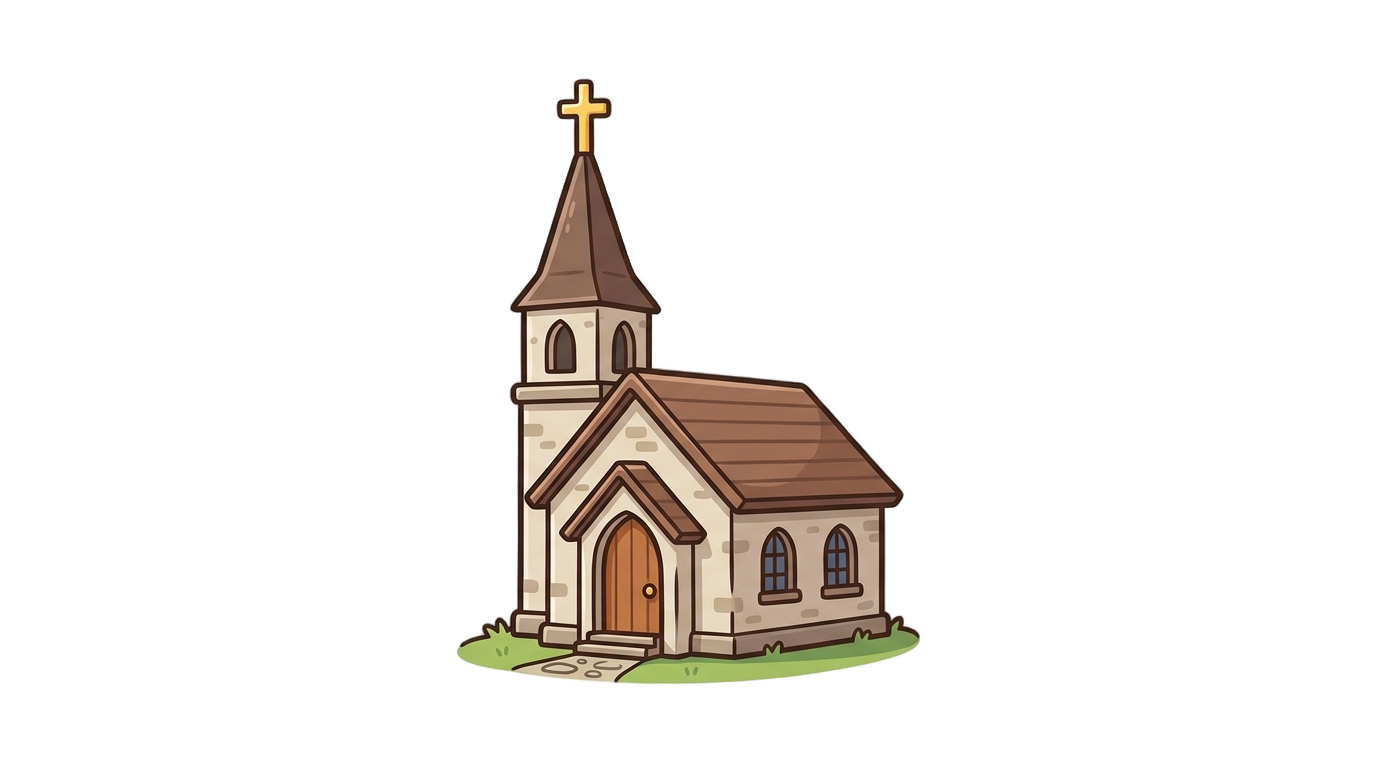 church emoji png PNG transparent background
