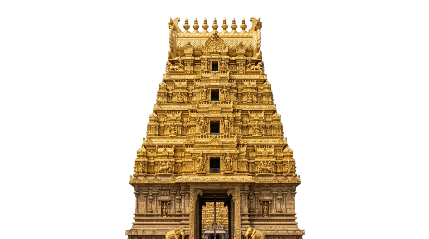tirupati balaji temple png PNG transparent background
