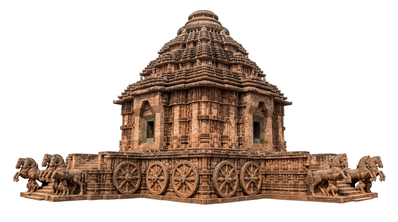 konark temple png PNG transparent background