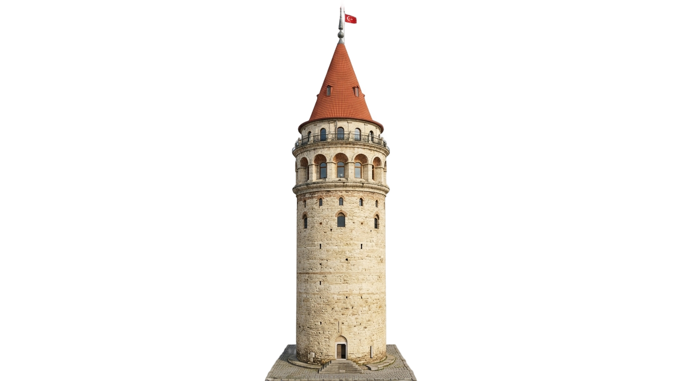galata tower png PNG transparent background