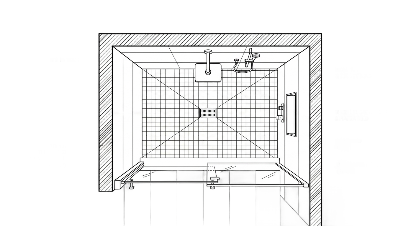 shower cabin top view png PNG transparent background